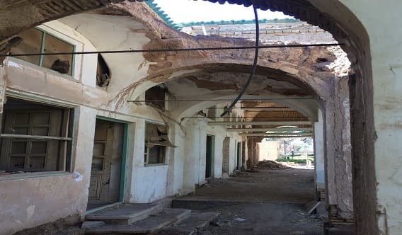 طرح مرمت باغ عمارت موزه نفت کرمان